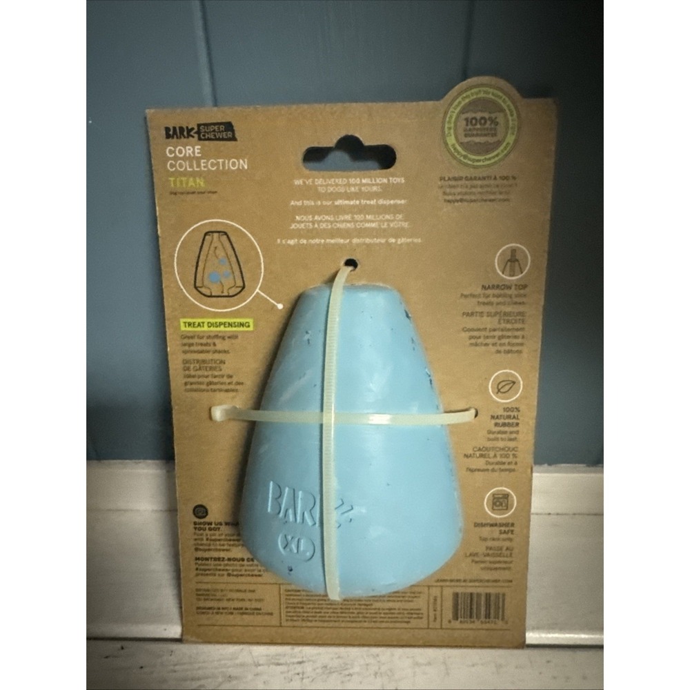 New Bark Super Chewer Core Collection Dog Toy Treat Dispensing XL 80+ Lbs - Picture 4 of 4